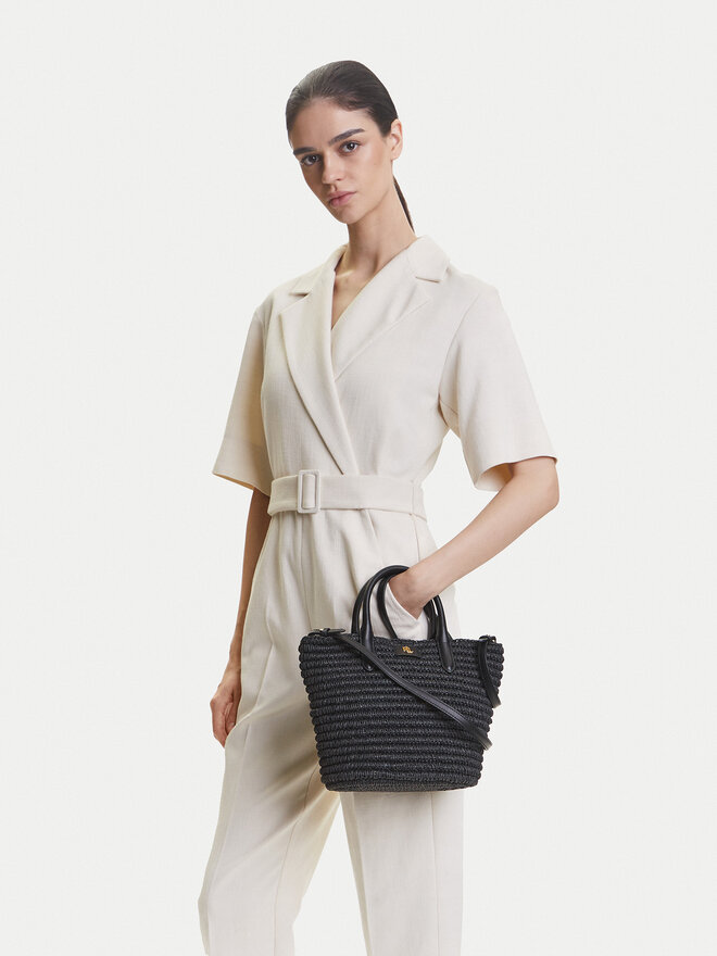 LAUREN RALPH LAUREN Handtasche LAUREN RALPH LAUREN Brie 431962120002 Schwarz