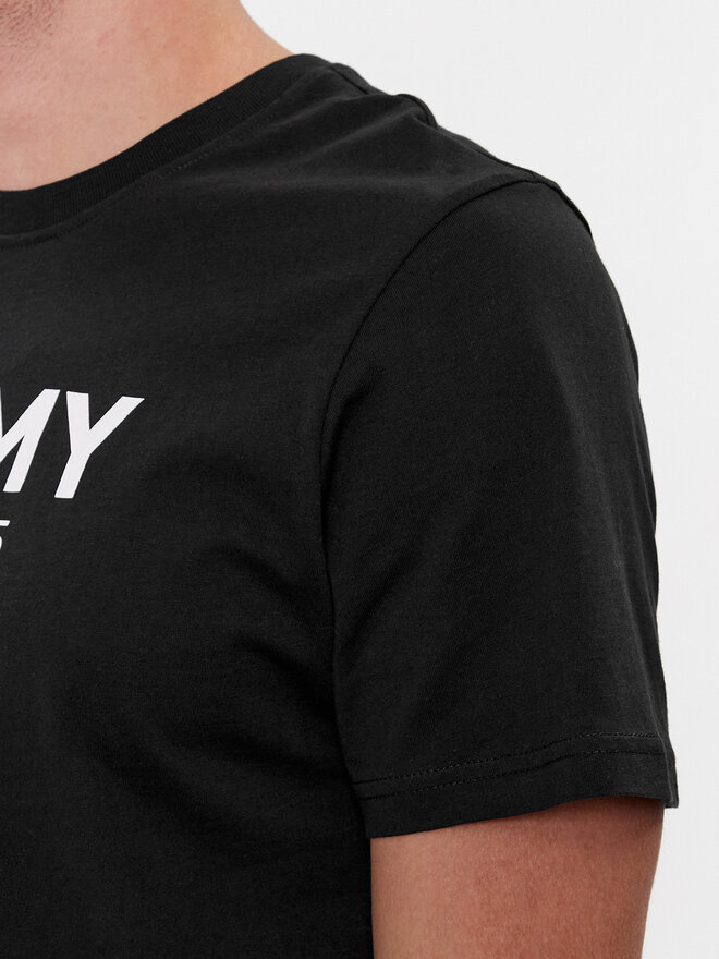 Tommy Jeans Tommy Jeans T-Shirt Essential DM0DM18264 Μαύρο Slim Fit