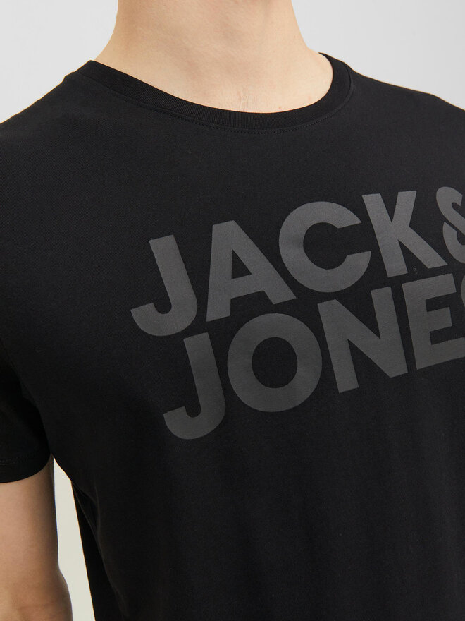 Jack&Jones Jack&Jones Marškinėliai Corp 12151955 Juoda Standard Fit