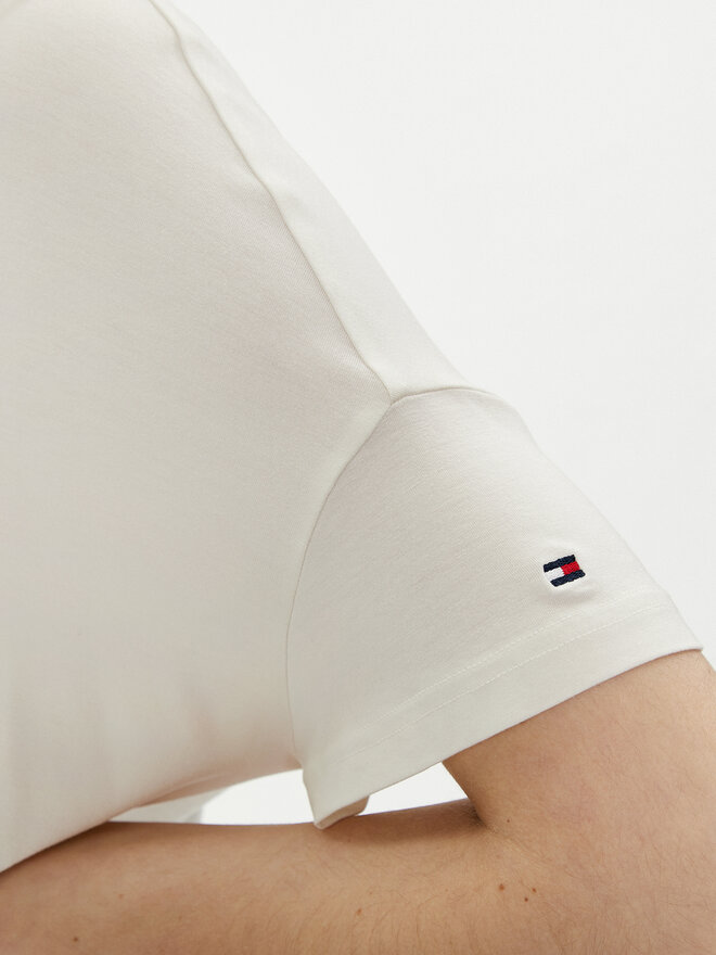 Tommy Hilfiger Tommy Hilfiger Marškinėliai UW0UW05190 Écru Oversize