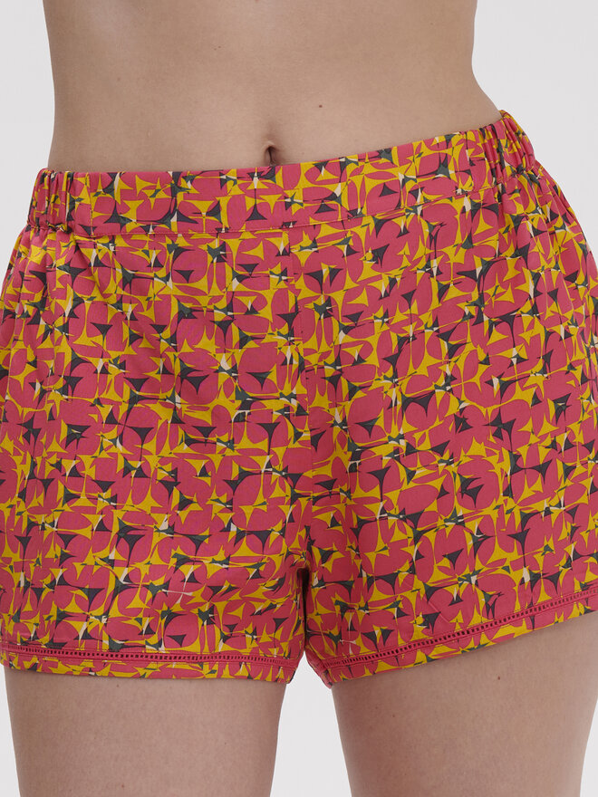 Simone Pérèle Simone Pérèle Pyjamashorts Songe 18S640 Rosa Comfort Fit