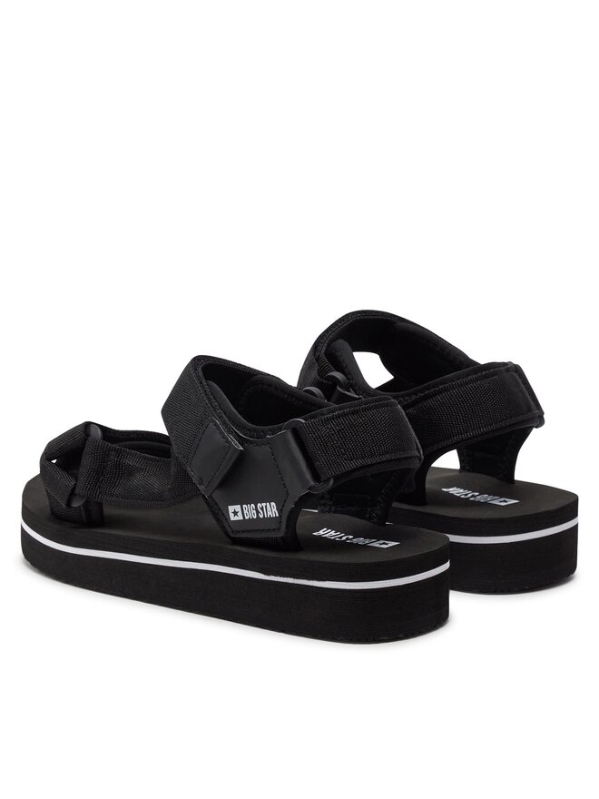 Big Star Shoes Sandały Big Star Shoes NN274A532 Czarny