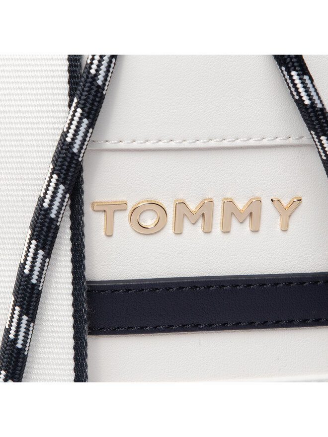 Tommy Hilfiger Handtasche Tommy Hilfiger Item Staple Bucket AW0AW08310 Weiß