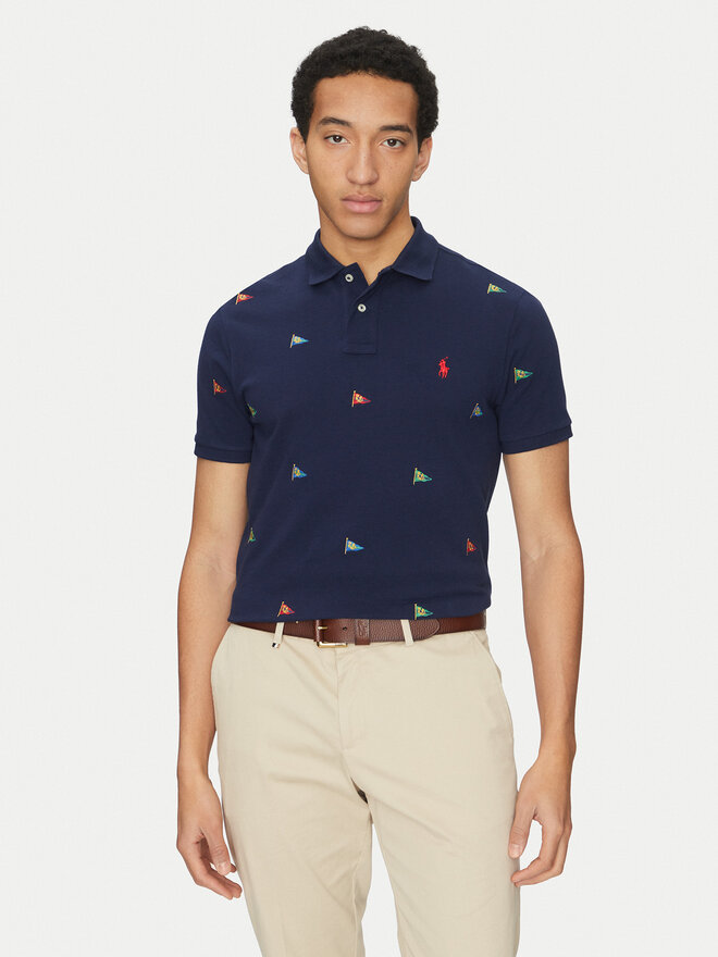 Polo Ralph Lauren Polo Ralph Lauren Poloshirt 710964722001 Dunkelblau Custom Fit