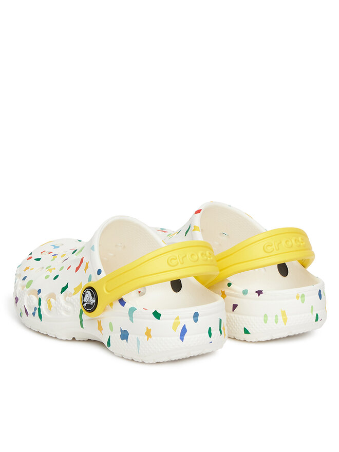 Crocs Klapki Crocs BAYA SEASONAL PRINTED CG K 209728-94S Biały