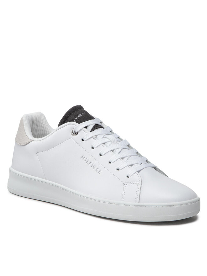 Tommy Hilfiger Zapatillas Tommy Hilfiger Retro Court Clean Cupsole FM0FM04246 Blanco