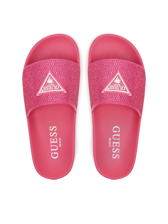 Guess Klapki Guess E4GZ25 BB00F Różowy