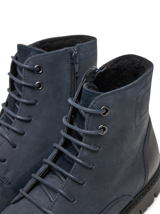 Geox Schnürschuhe Geox U Ghiacciaio U36DGD 000CL C4002 Dunkelblau