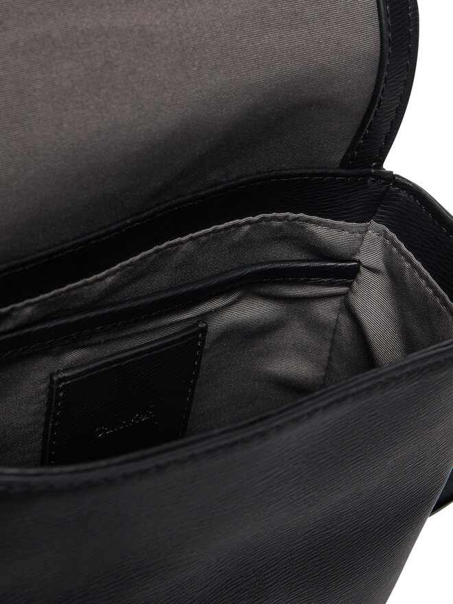 Calvin Klein Umhängetasche Calvin Klein Emblem Hw Flap Reporter LV04D3506G Schwarz
