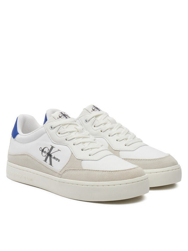 Calvin Klein Jeans Снікерcи Calvin Klein Jeans Classic Cupsole Low Mix Mtl YM0YM01033 Білий