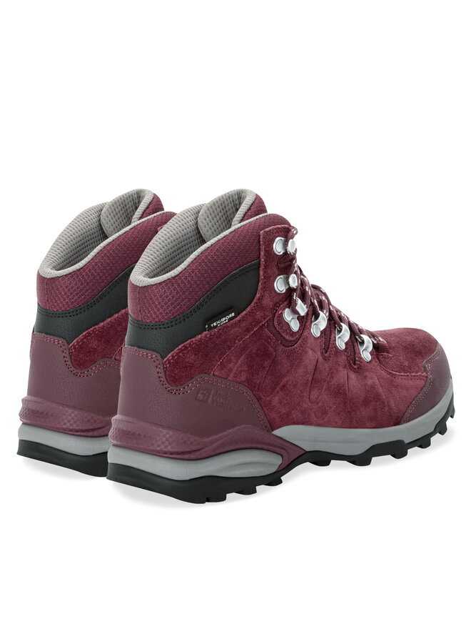 Jack Wolfskin Scarpe da trekking Jack Wolfskin Refugio Texapore Mid W 4050871 Bordeaux