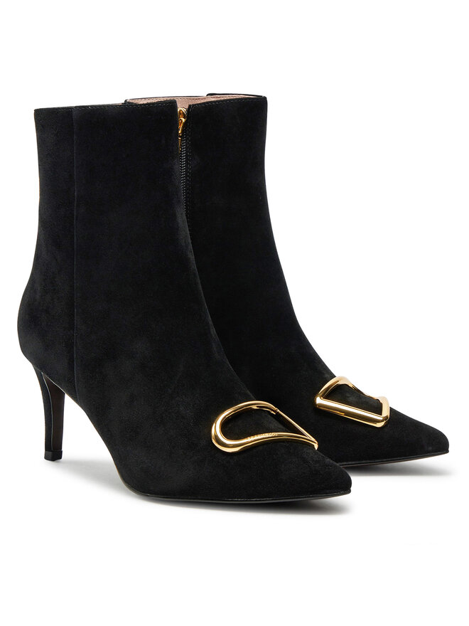 Coccinelle Μποτάκια Coccinelle Coccinellehimma Suede E4 PSB 11 01 01 Μαύρο