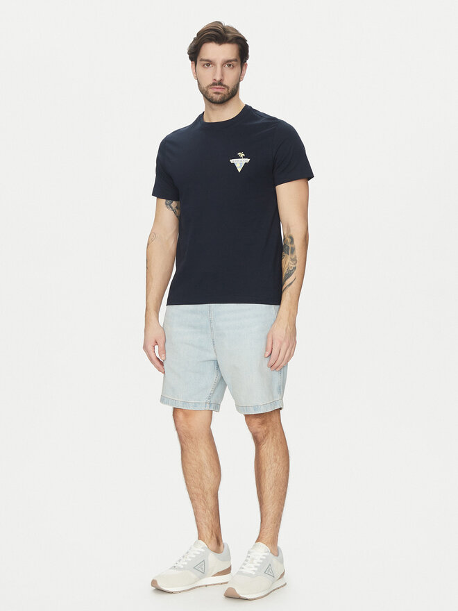 Guess Jeans Guess Jeans T-Shirt M5GI55 K8FQ4 Dunkelblau Regular Fit