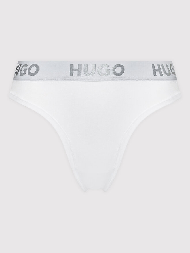 HUGO HUGO Tangas Thong Sporty Logo 50469651 Blanco