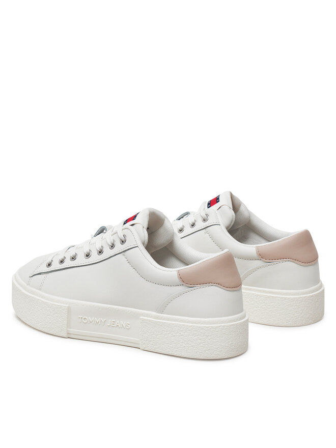 Tommy Jeans Сникърси Tommy Jeans Tjw Foxing Flatform Sneaker EN0EN02567 Екрю