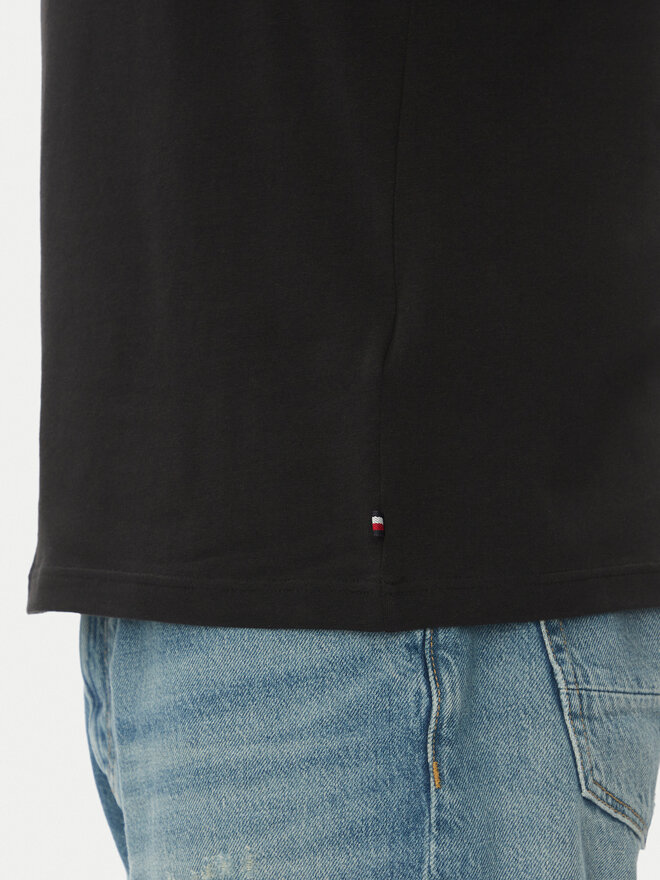 Tommy Hilfiger Tommy Hilfiger Marškinėliai UM0UM03362 Juoda Regular Fit