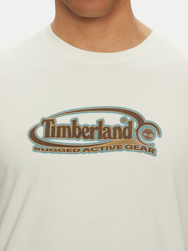 Timberland Timberland Camiseta TB0A6DJY Blanco Regular Fit