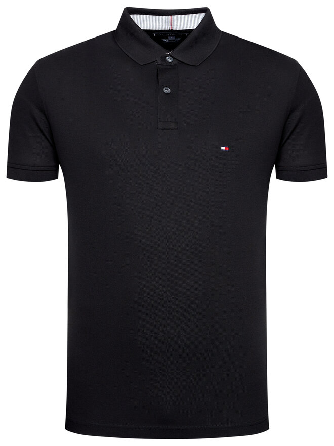 Tommy Hilfiger Tommy Hilfiger Poloshirt 1985 MW0MW17770 Schwarz Regular Fit