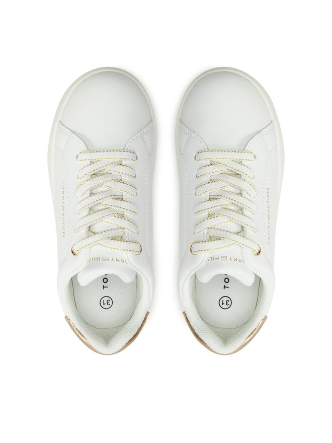 Tommy Hilfiger Снікерcи Tommy Hilfiger Low Cut Lace-Up Sneaker T3A9-33736-1355 M Білий