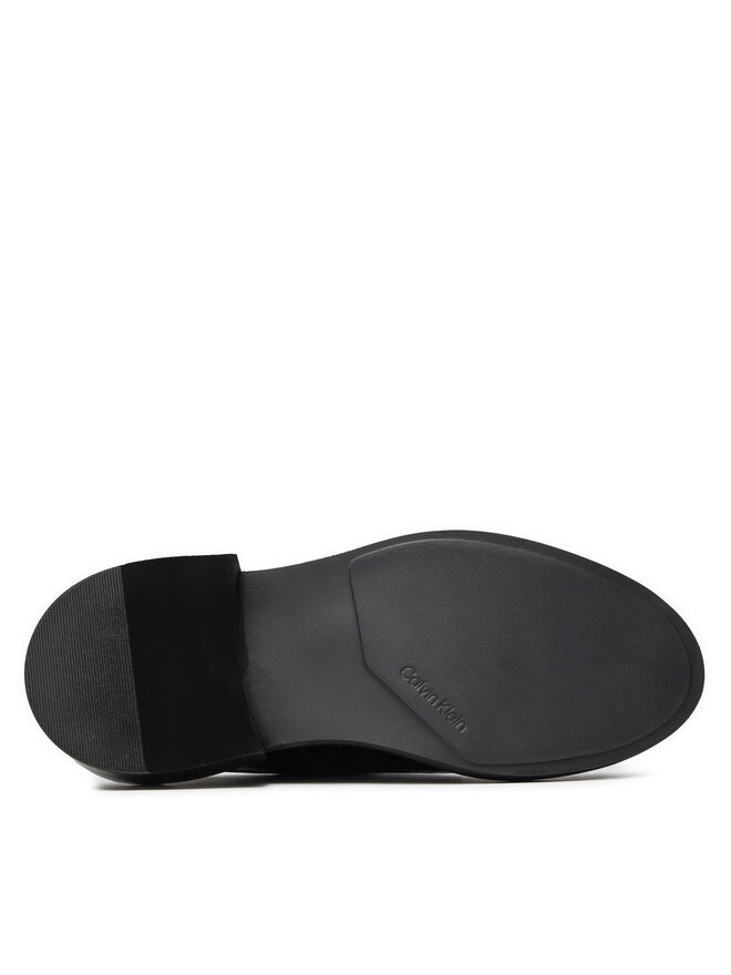Calvin Klein Pusbačiai Calvin Klein Monk Lth Hf HM0HM01530 Juoda