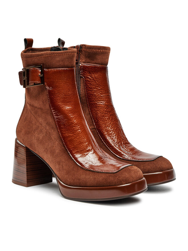 Hispanitas Botki Hispanitas Velour Str-I24 HI243664 Brązowy