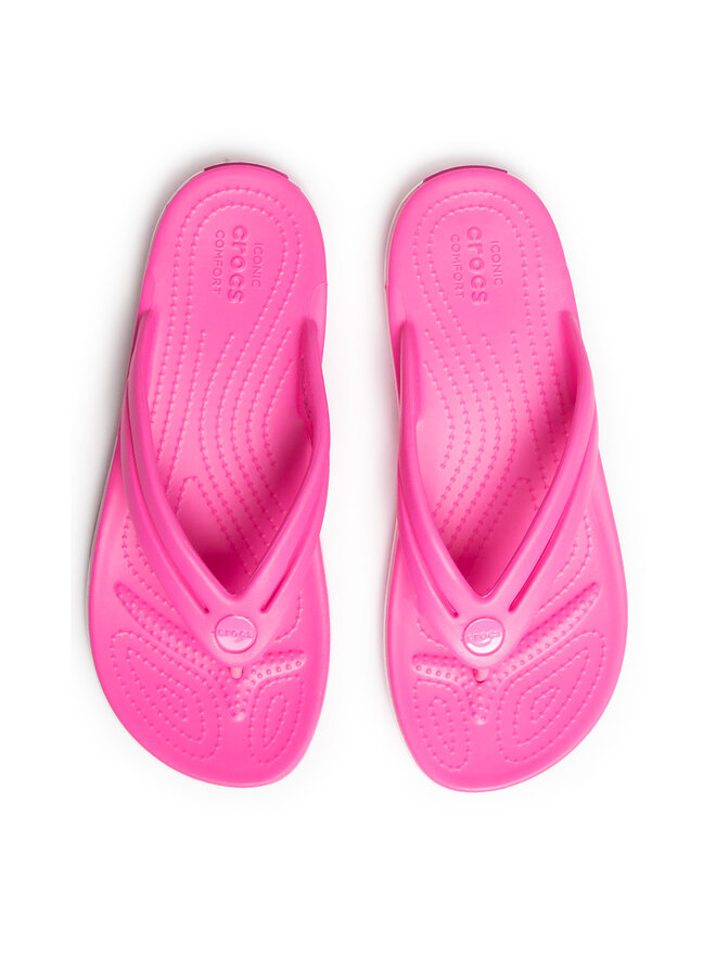 Crocs Zehentrenner Crocs Crocband Flip W 206100 Rosa