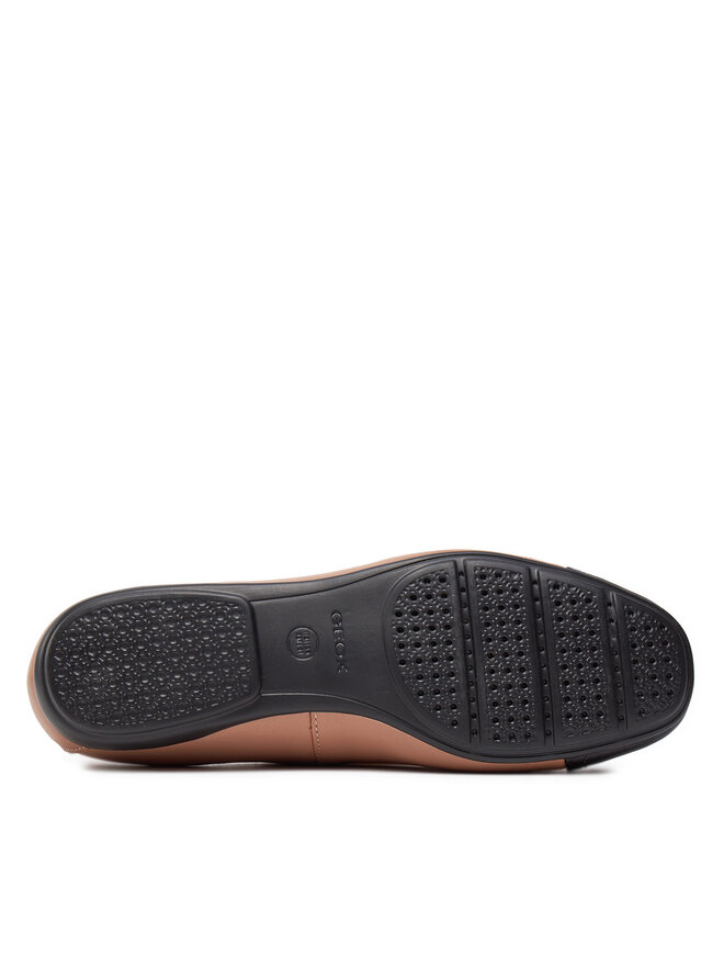 Ballerines GEOX Cuir Beige Taupe, Taille 36.5 - Occasion Très Bon état, Petits Talons, Style Décontracté