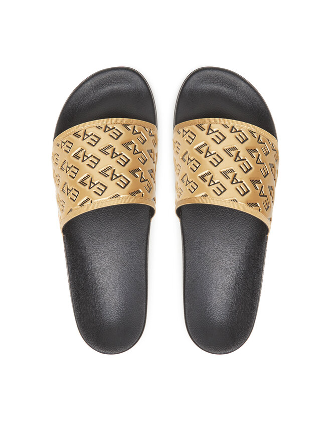 EA7 Emporio Armani Pantoletten EA7 Emporio Armani 7X000109 AF15125 PC001 Goldfarben
