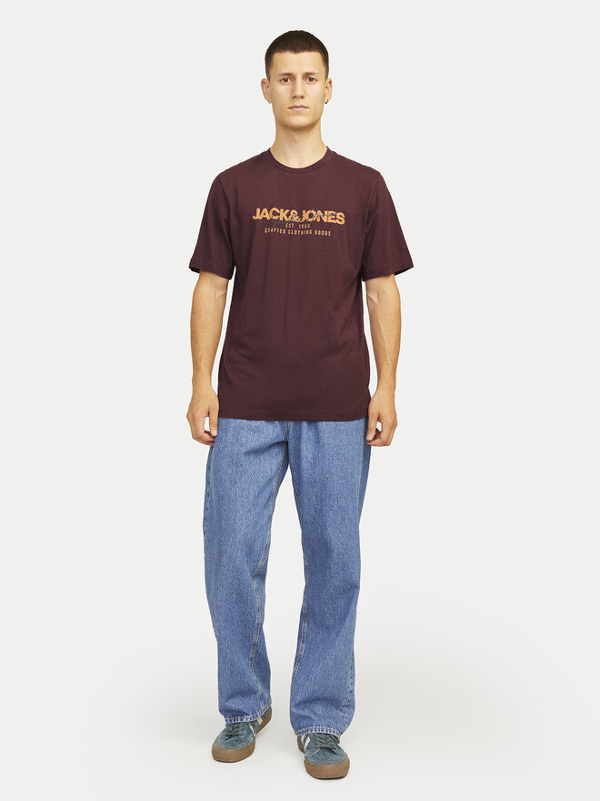 Jack&Jones Jack&Jones Marškinėliai Alvis 12256803 Raudona Standard Fit