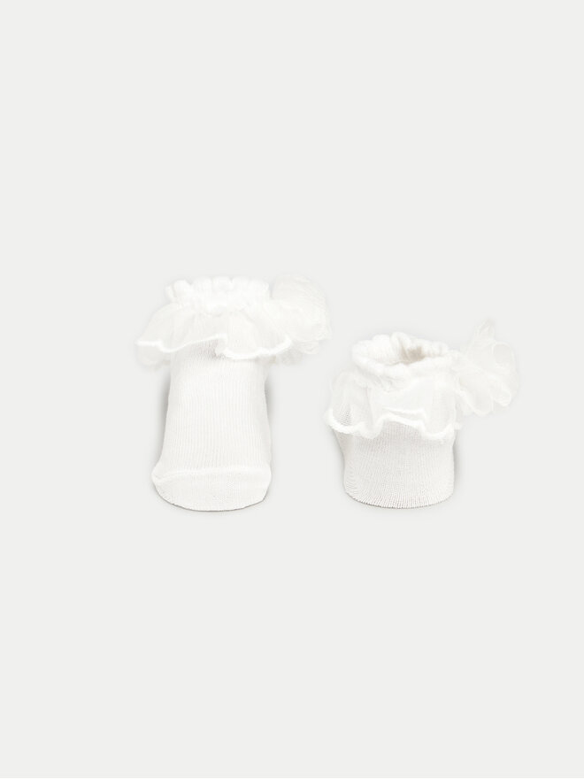 Mayoral Conjunto de diadema y calcetines Mayoral 9869 Blanco
