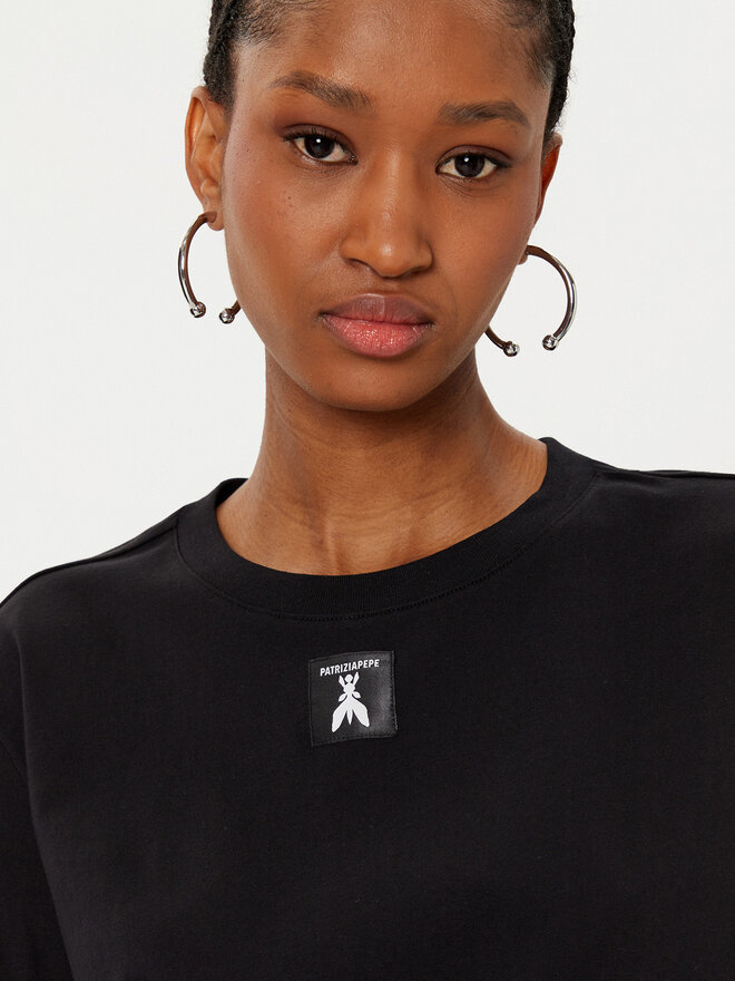 Patrizia Pepe Patrizia Pepe Camiseta 8M1612/J089-K103 Negro Regular Fit