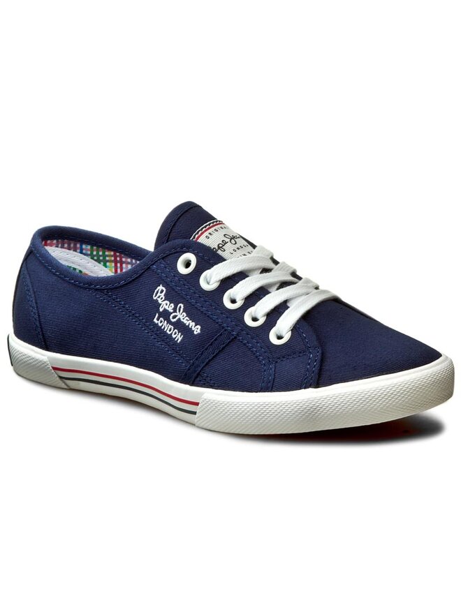 Pepe Jeans Кросівки Pepe Jeans Aberlady Basic 17 PLS30500 Cиній