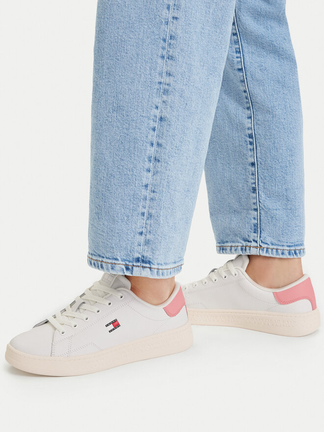 Tommy Jeans Sneakers Tommy Jeans Tjw Script Cupsole EN0EN02960 Weiß
