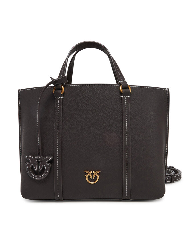 PINKO Τσάντα PINKO Carrie Shopper Classic AI 24-25 PLTT 102833 Καφέ