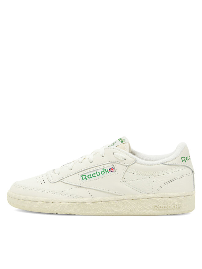 Sneakersy Reebok Club C 85 Vintage 100007797 Ecru eobuwie .pl