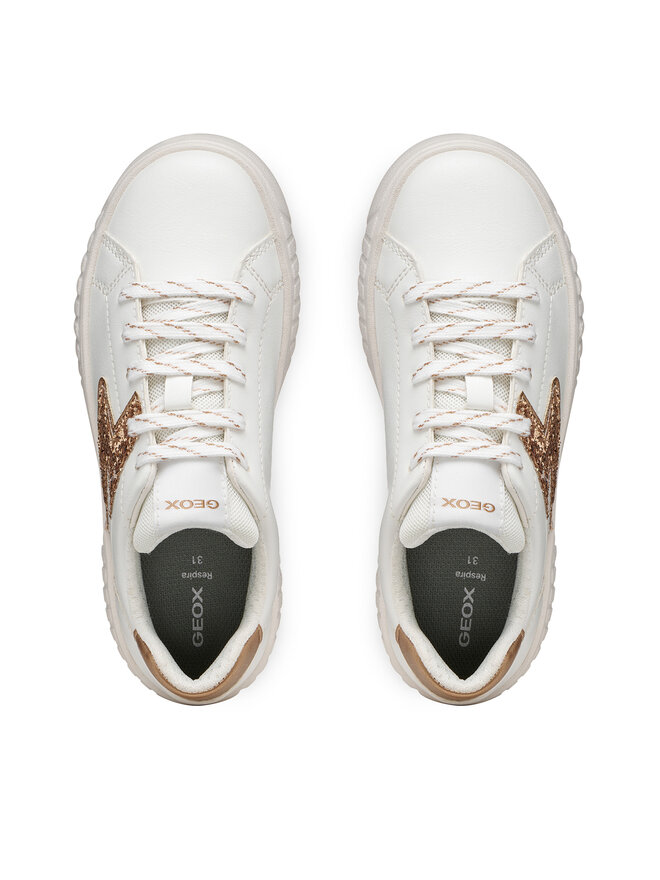 Geox Sneakers Geox J Mikiroshi Girl J45DVA 054EW C1ZH8 S Weiß