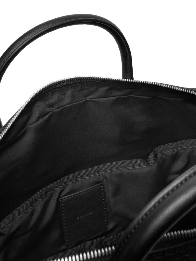 Calvin Klein Τσάντα για laptop Calvin Klein Embossed Woven Commuter LV04D3207G Μαύρο