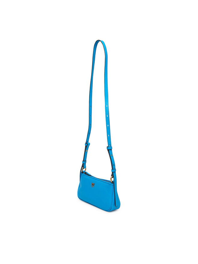 PINKO Ročna torba PINKO Half Moon Baguette Mini AI 25-26 PLTT 105069 A0QO Modra