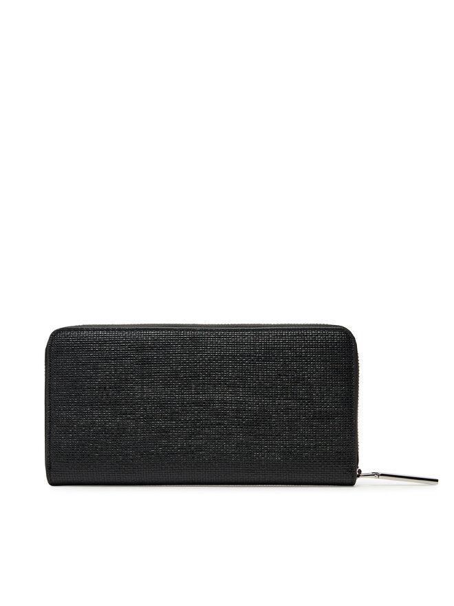 Calvin Klein Portofel Mare de Damă Calvin Klein Ck Daily Large Zip Around_Tex K60K612960 Negru