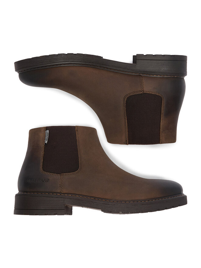 Guess Jeans Klassische Stiefeletten Guess Jeans CEO-ARMY-23 MI08 Braun
