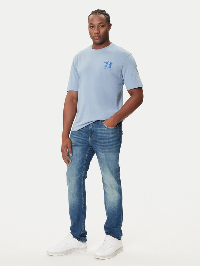 HUGO HUGO Camiseta Nedix 50543483 Celeste Regular Fit