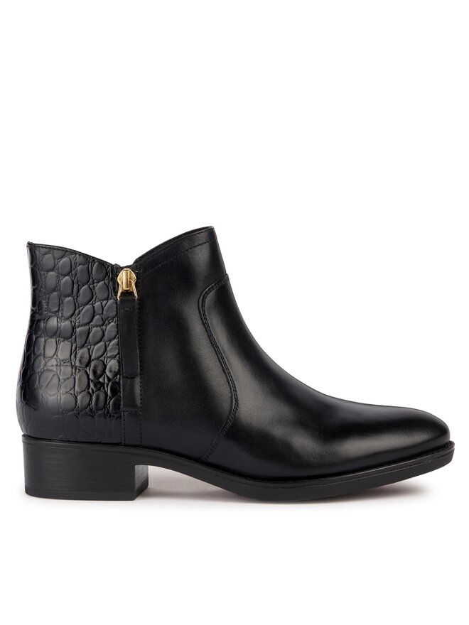 Geox Polokozačky Geox D Felicity D36G1C 04340 C9999 Černá
