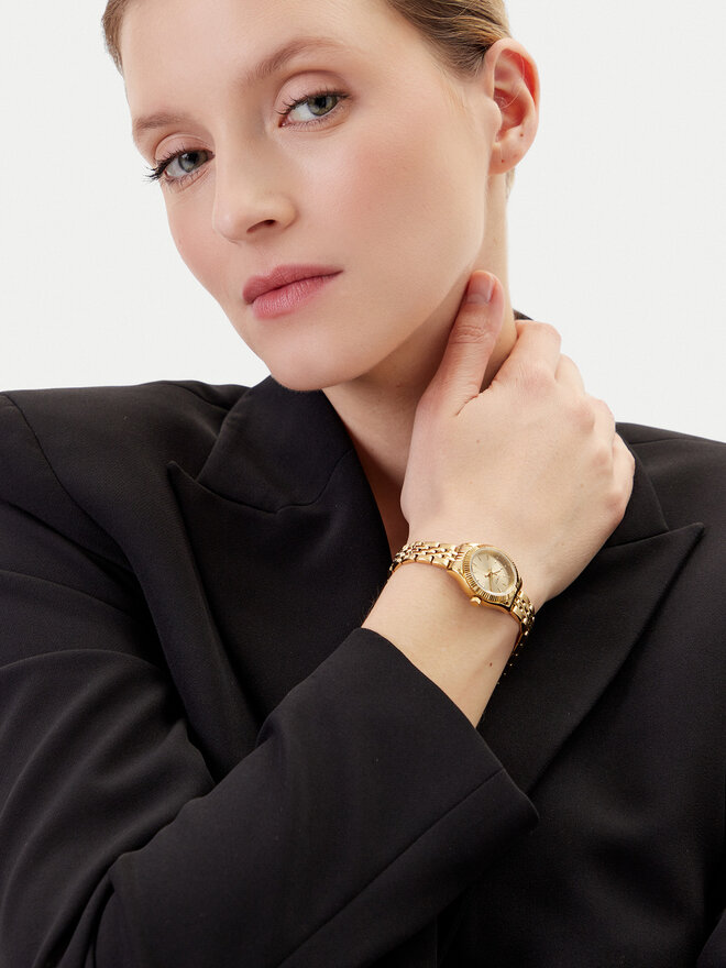 Timex Ρολόι Timex Legacy Mini TW2W91000 Χρυσό