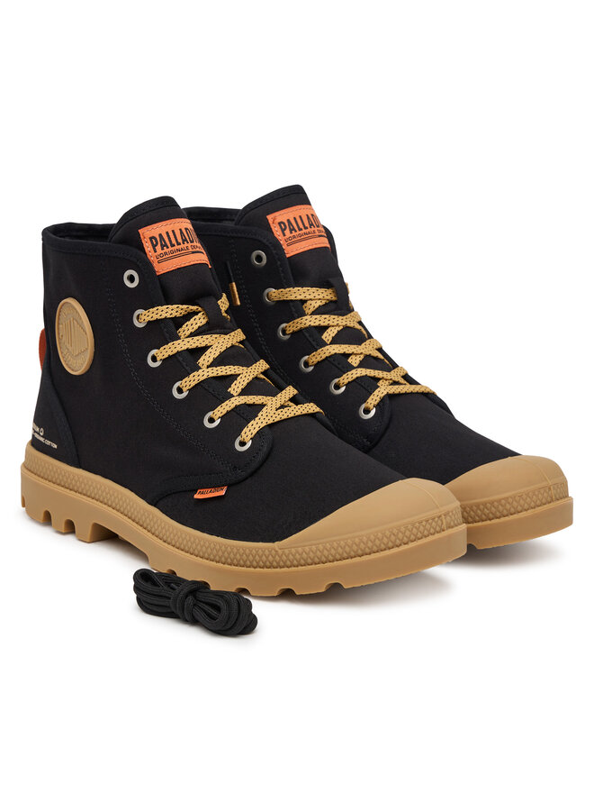 Palladium Sneakers aus Stoff Palladium Pampahi Htggum 74988-008-M Schwarz