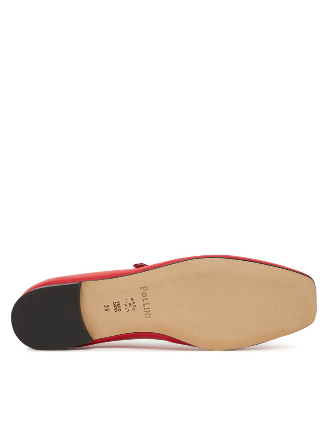 Pollini Baleriny Pollini SA11051C0MTE0501 Czerwony