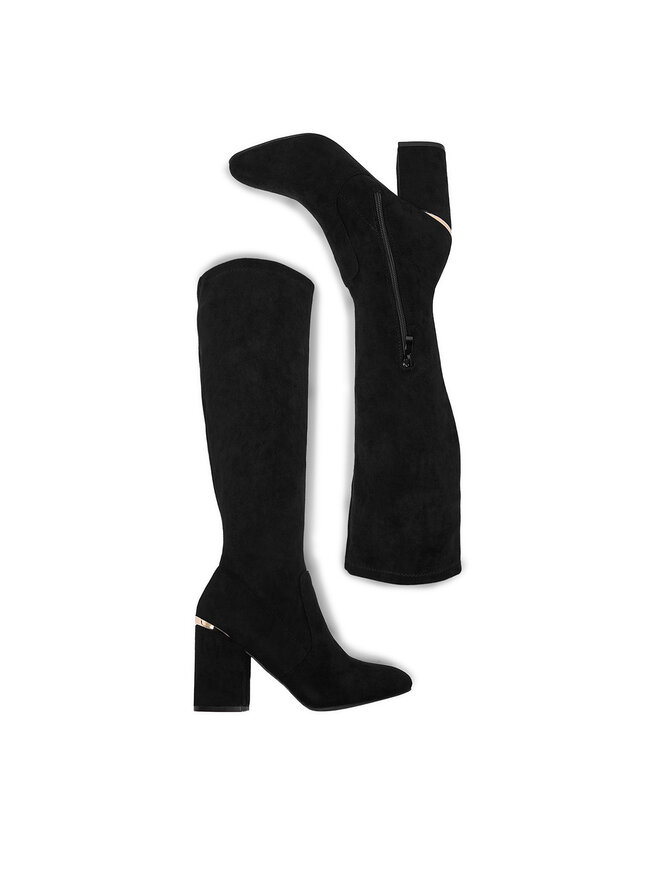 DeeZee Kozačky DeeZee CF221208 Černá