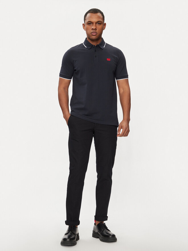 HUGO Hugo Poloshirt Deresino232 50490775 Dunkelblau Slim Fit