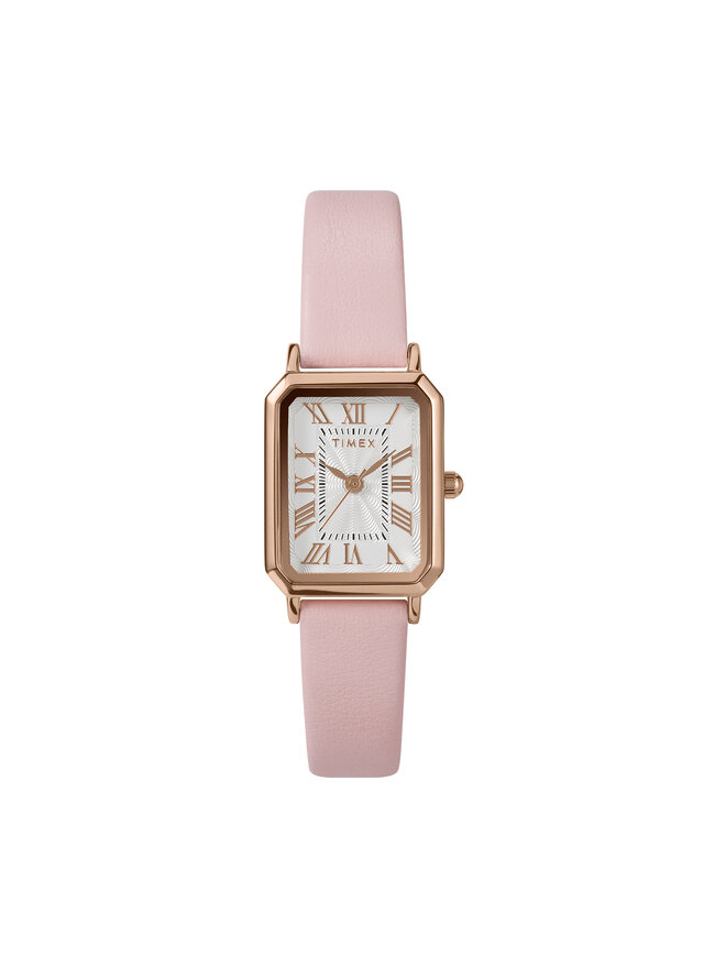 Timex Zegarek Timex Dress TW2Y01100 Złoty