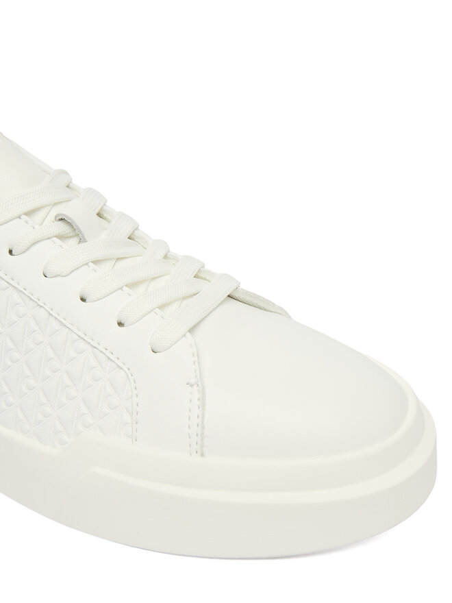 Calvin Klein Sneakers Calvin Klein Chunky Cupsole Laceup Lth Aop YW0YW02058 Weiß