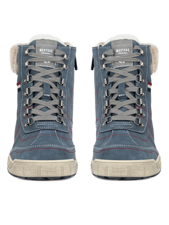 Mustang Schnürschuhe Mustang 1290-607 Blau
